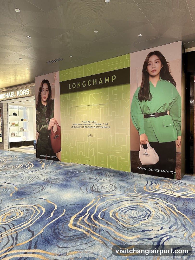 Longchamp Advertisement in Airport Terminal