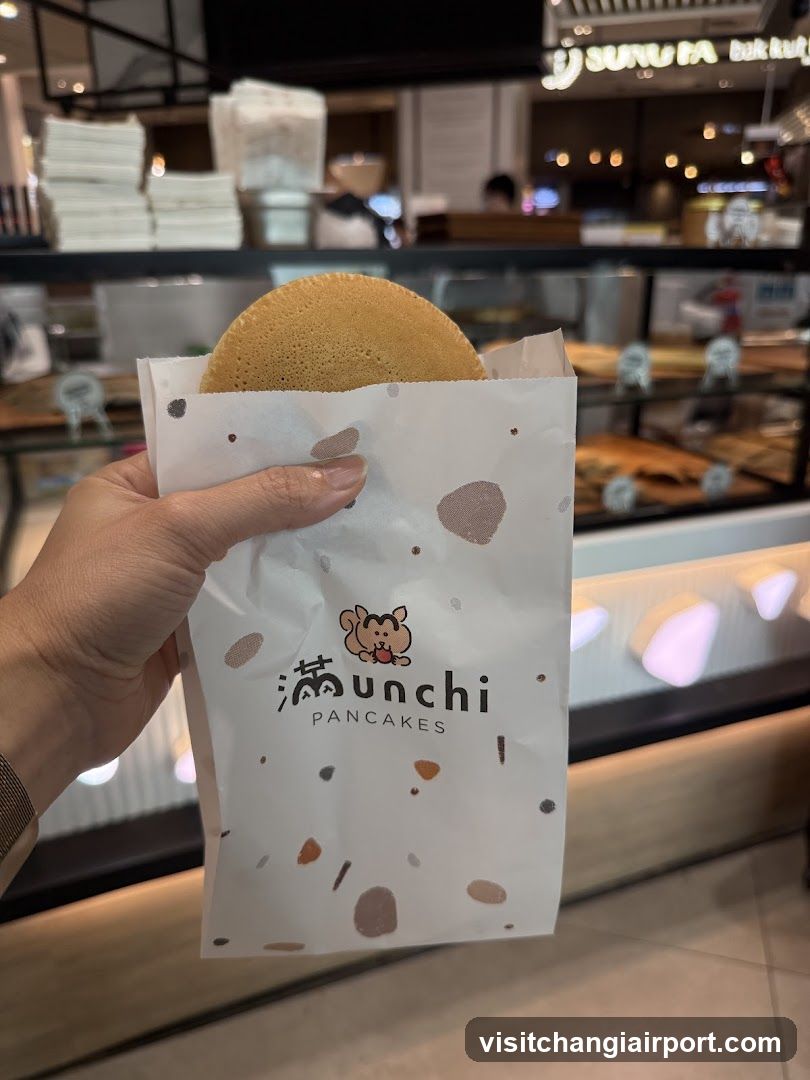 Pancake in paper bag