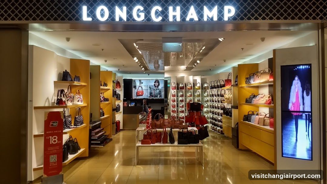 Longchamp Storefront Interior View