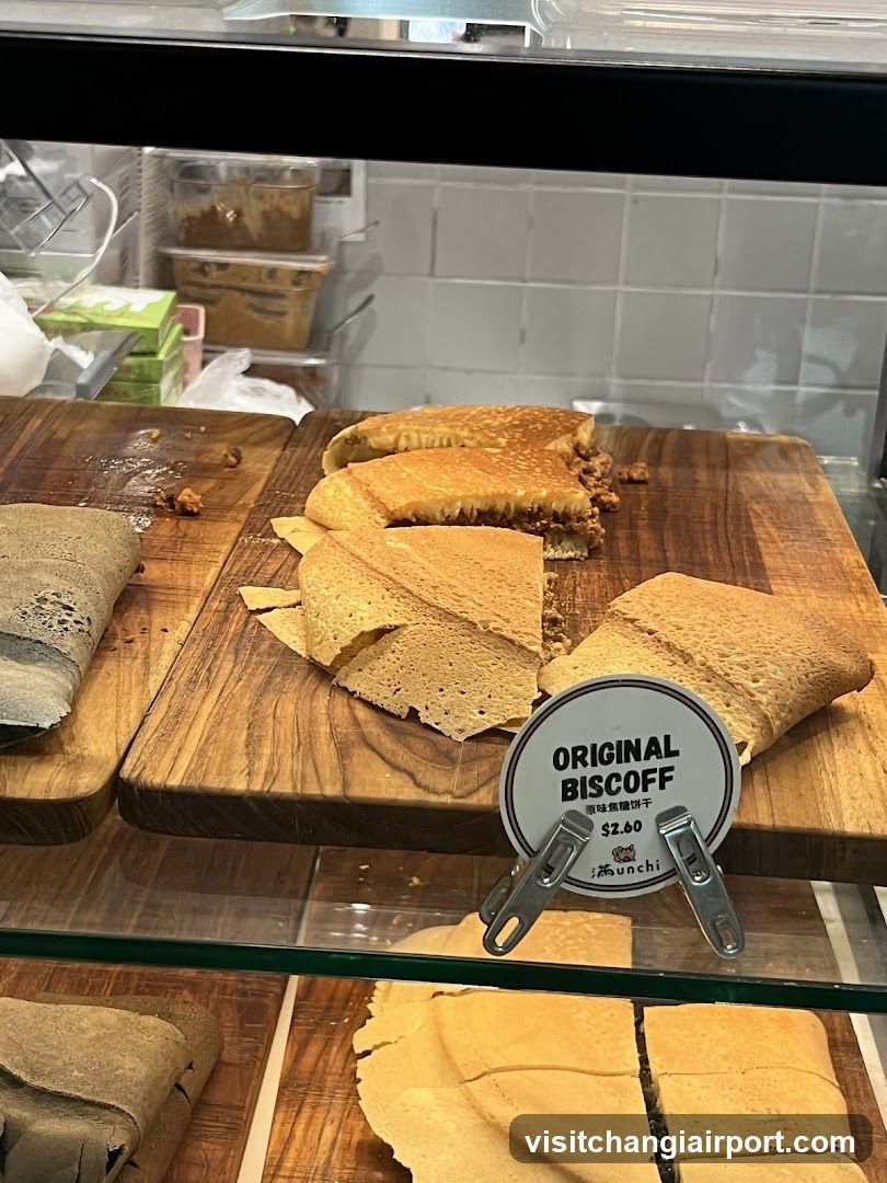 Biscoff Crepe Display