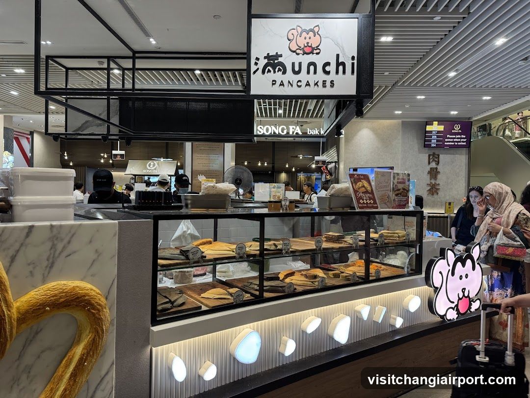Food stall interior display