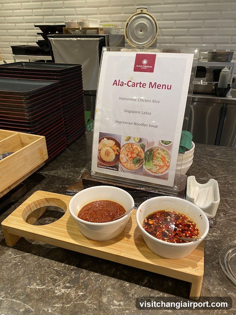 Ala-Carte Menu and Sauces