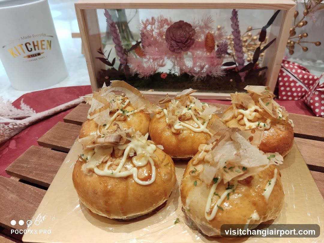 Doughnut Display with Decorative Background