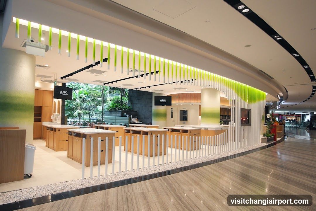 Modern Interior Space with Green Accents