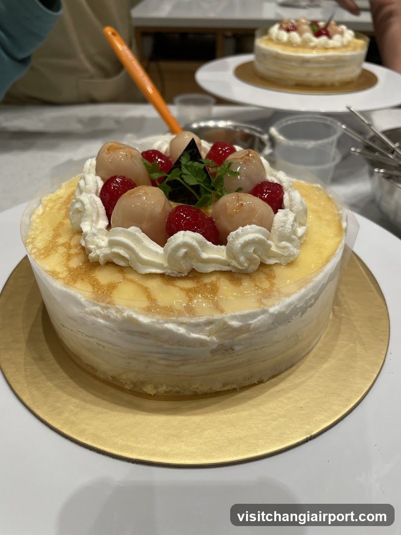 Dessert Cake with Toppings