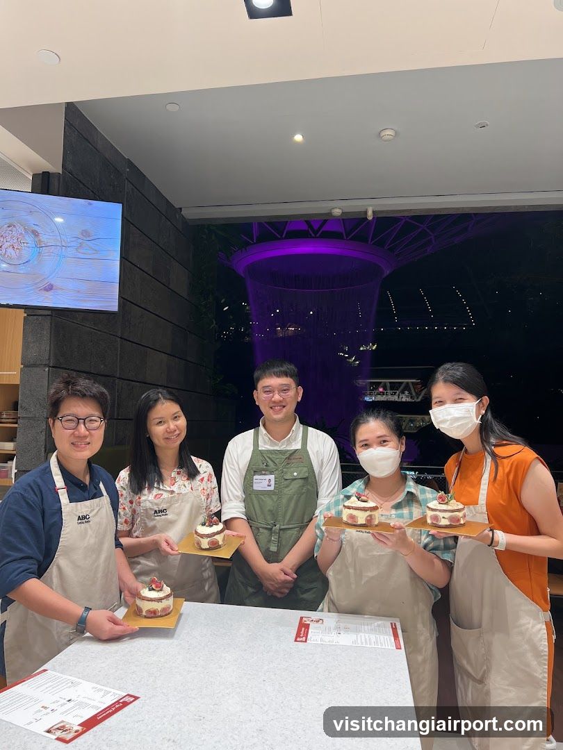 Bakery Staff with Cakes