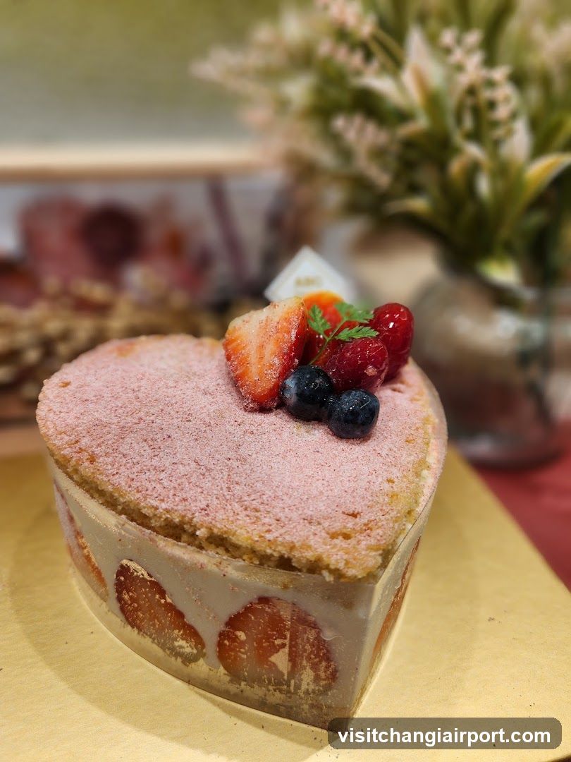 Strawberry Cake with Fresh Berries