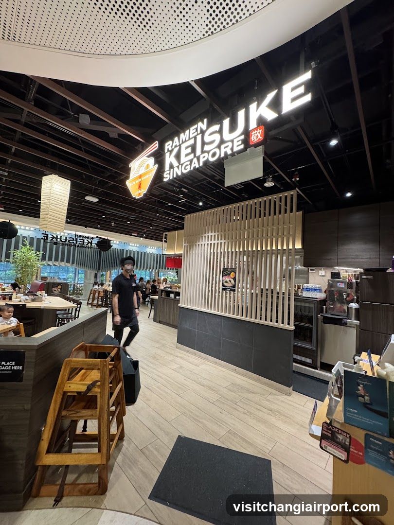 Ramen Keisuke Singapore Interior