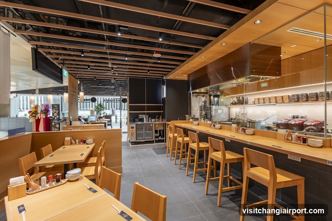 Restaurant Interior with Bar Counter