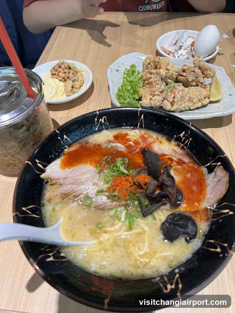 Ramen and Fried Chicken Meal