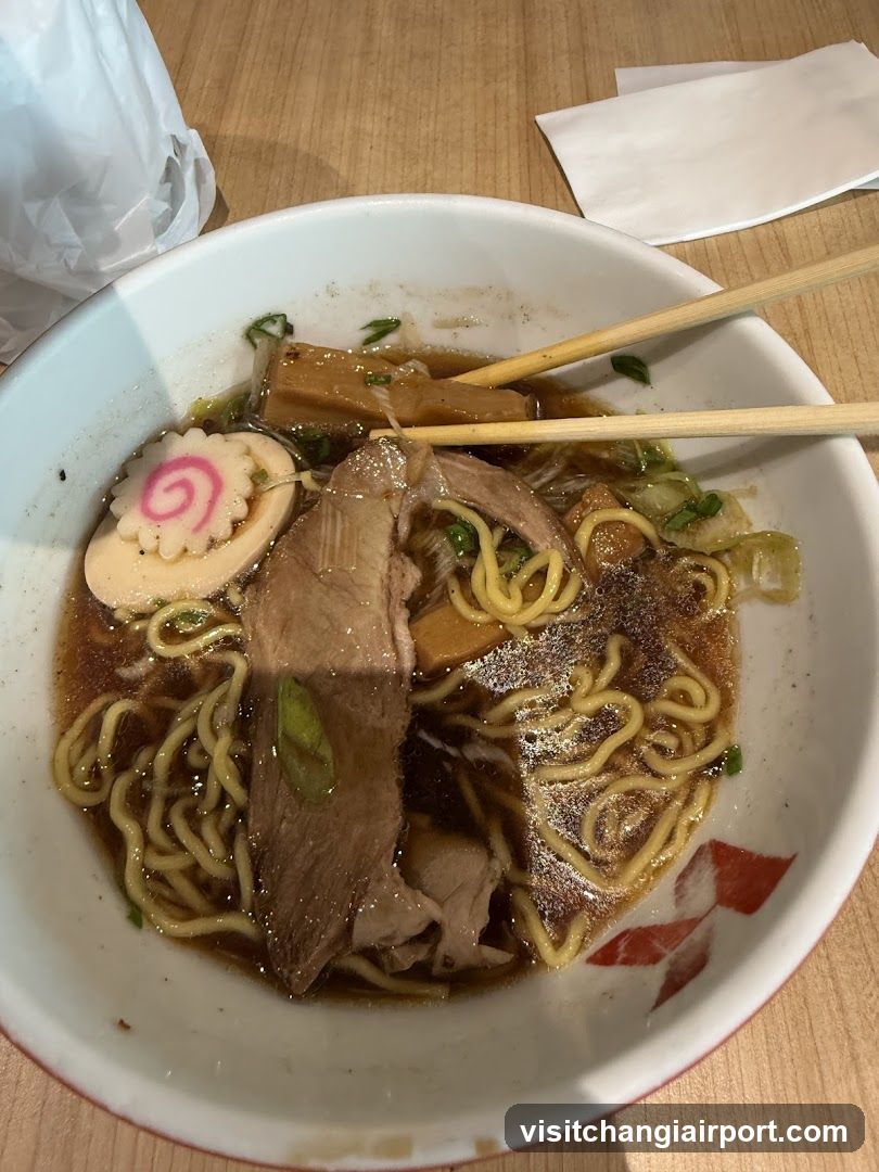 Ramen Bowl with Chopsticks