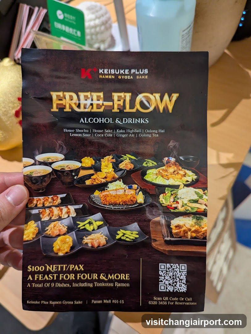 Keisuke Plus Free-Flow Alcohol & Drinks Menu
