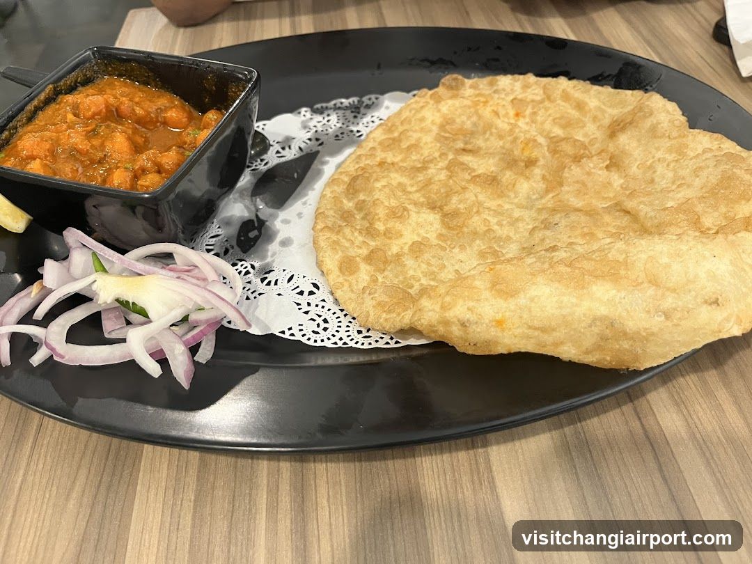 Indian Meal with Paochi and Curry