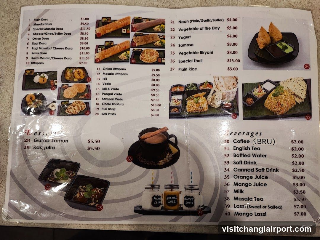 Indian Restaurant Menu