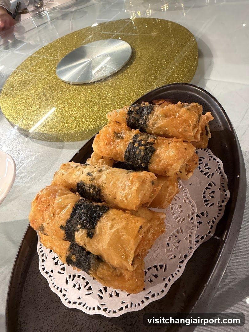 Fried Spring Rolls with Nori