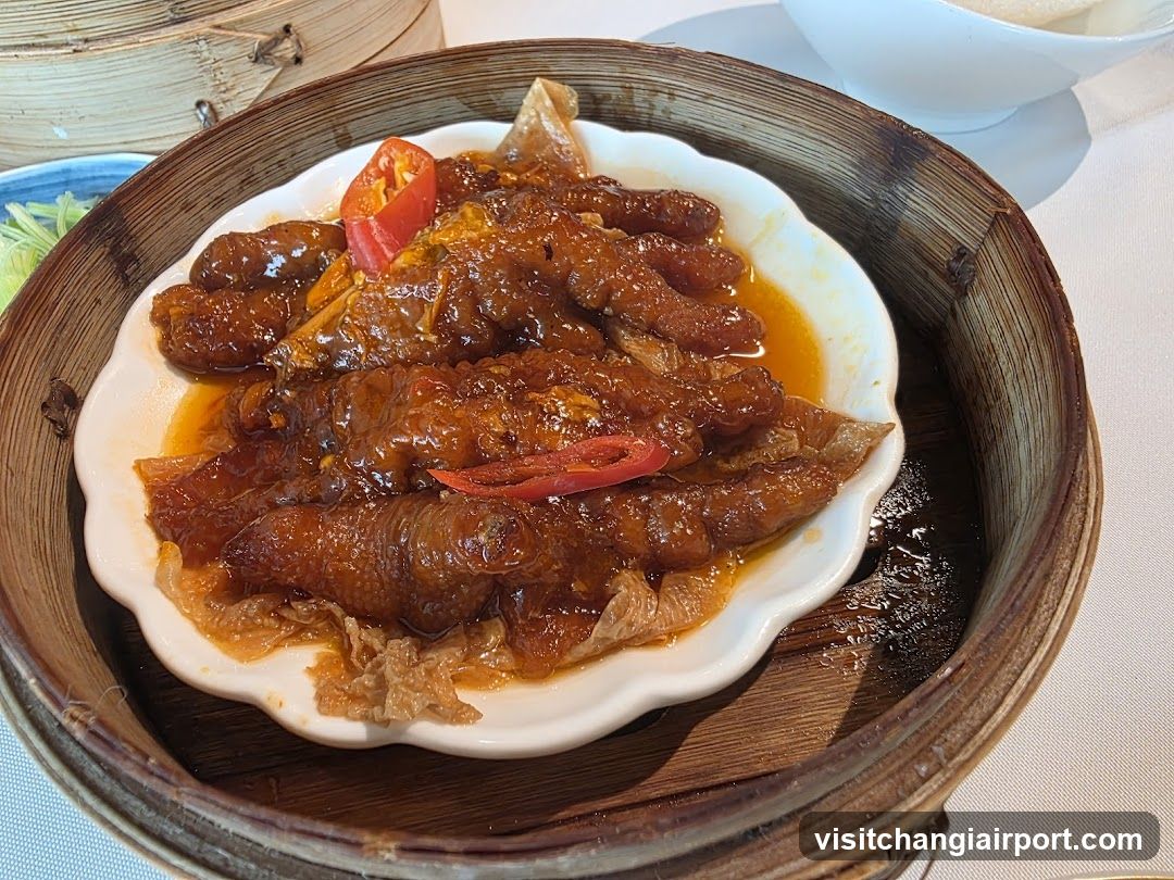 Braised Chicken Feet in Steamer Basket