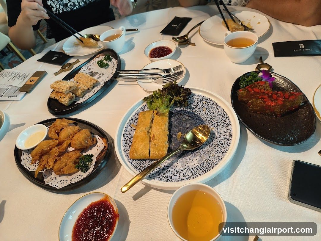 Dining Table with Chinese Dishes
