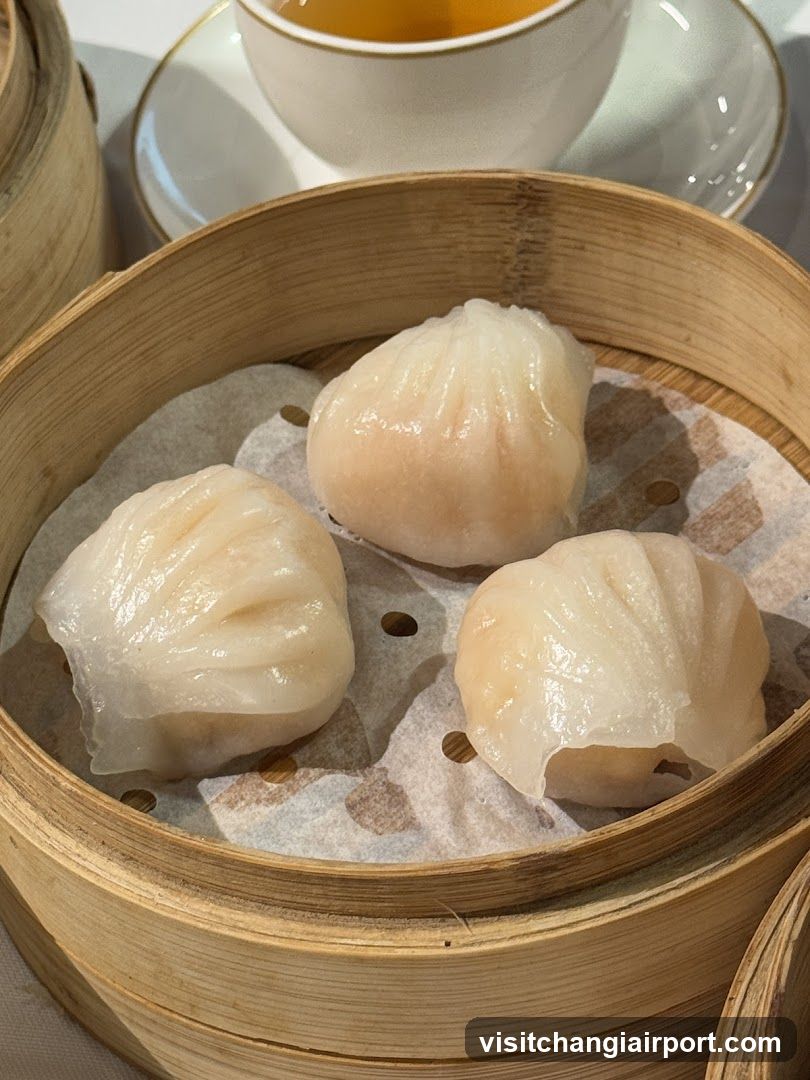 Steamed Dumplings in Bamboo Basket