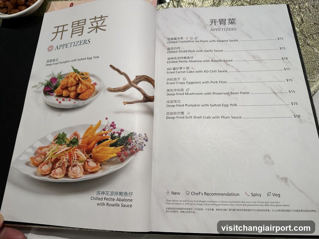 Appetizers Menu