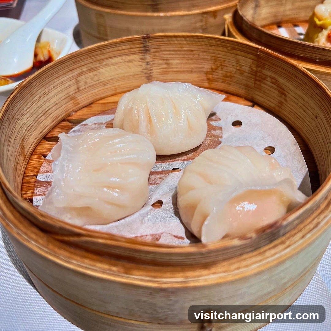 Steamed Dumplings in Bamboo Steamer