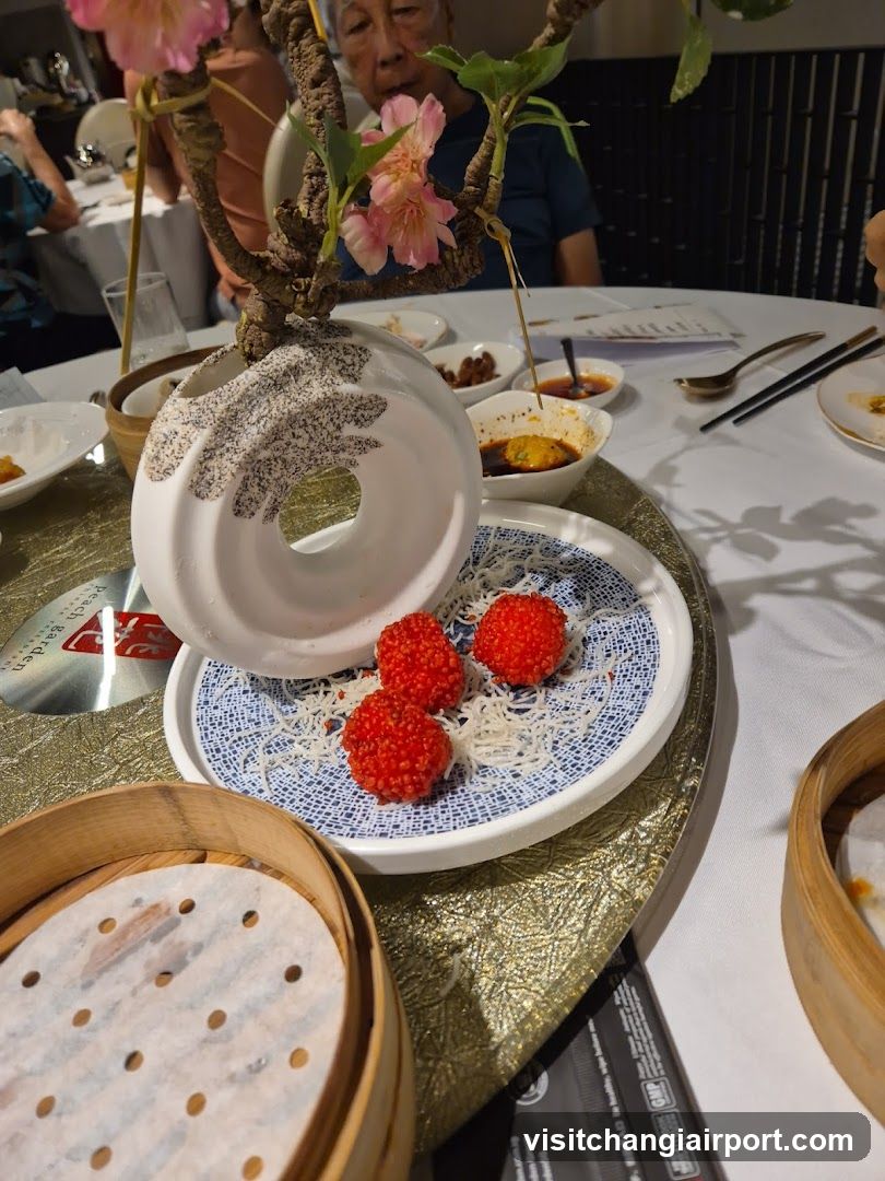 Dining Table with Decorative Platter