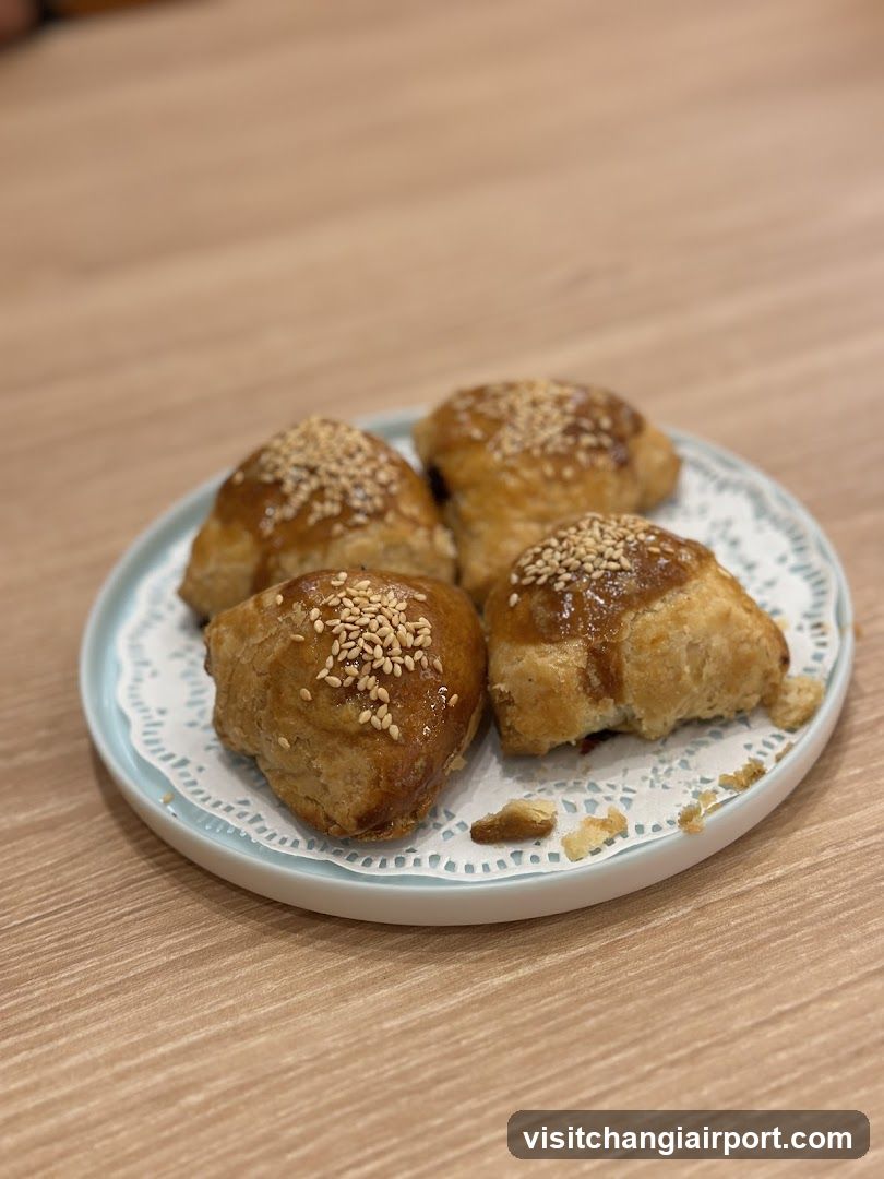 Sesame Croissant Pastries