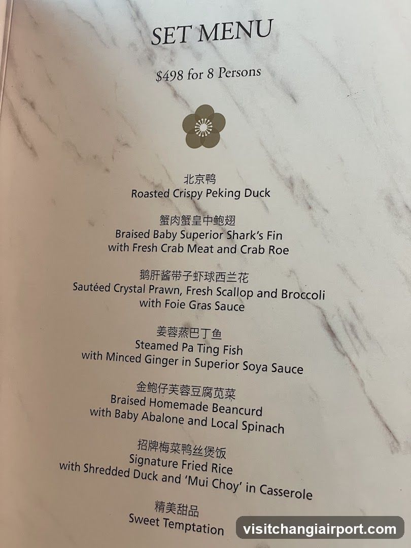 Set Menu