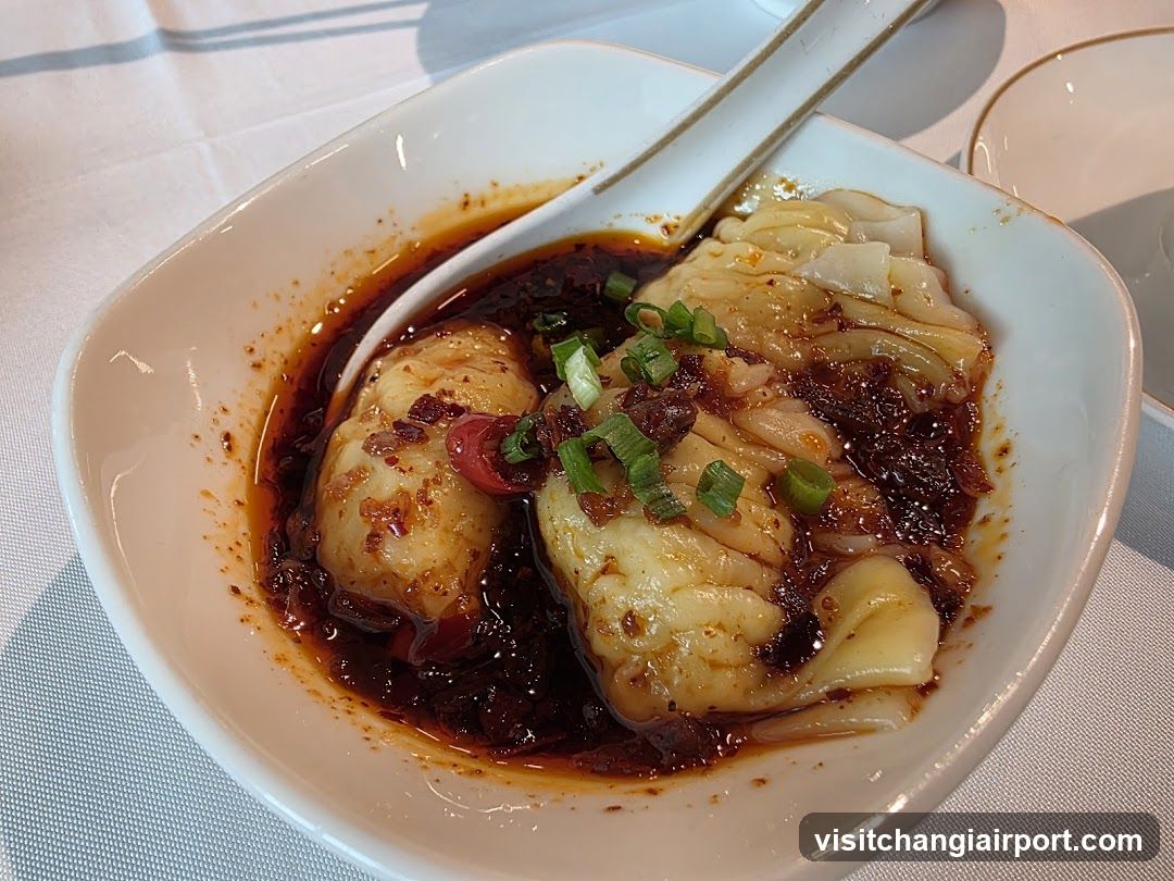 Dish with Dumplings in Sauce