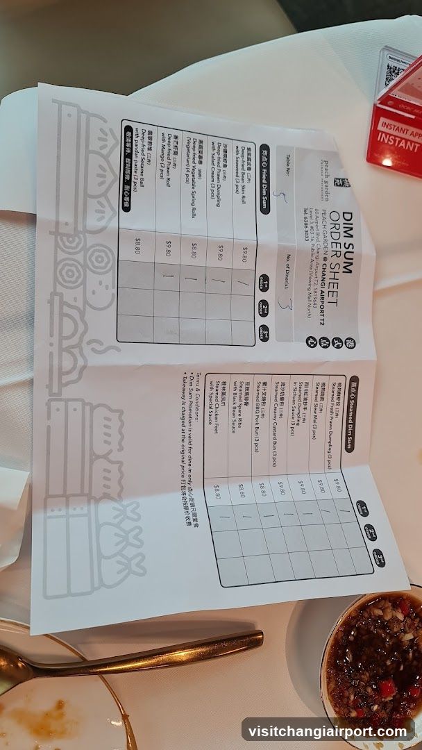 Dim Sum Order Sheet