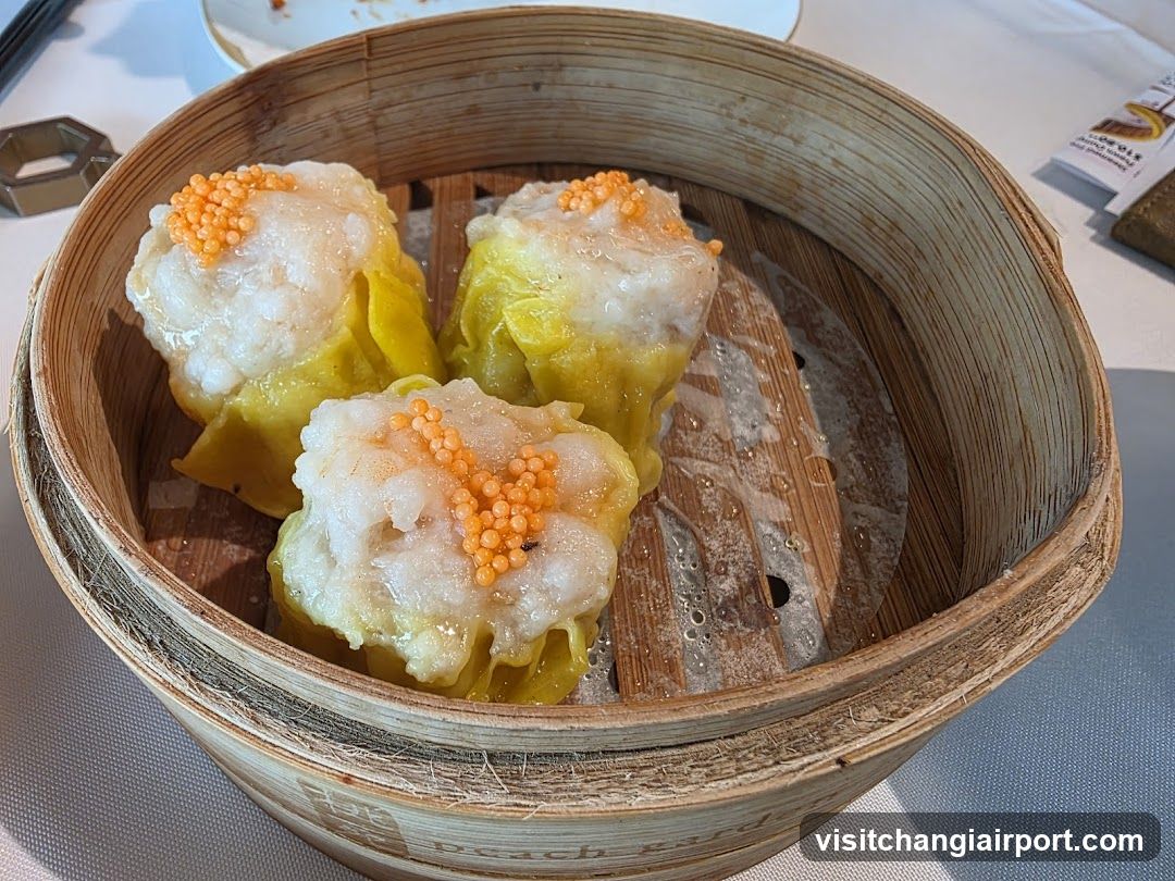 Steamed Dumplings in Bamboo Basket
