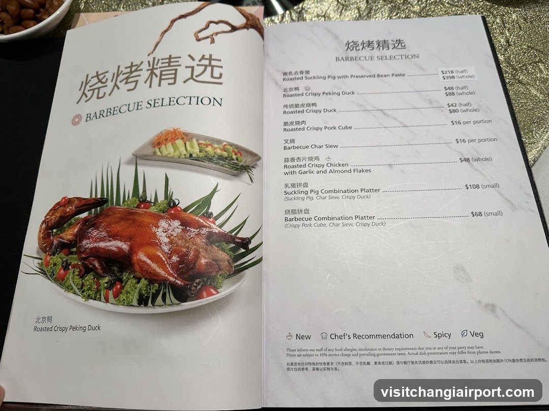 Barbecue Selection Menu