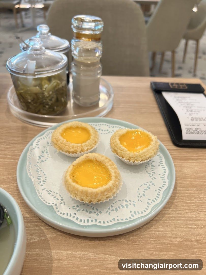 Egg Tart on Table