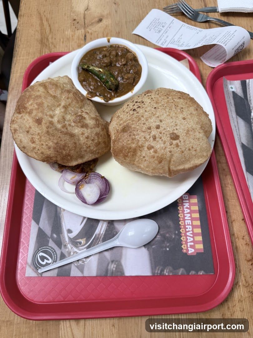 Indian Meal with Paochi and Curry