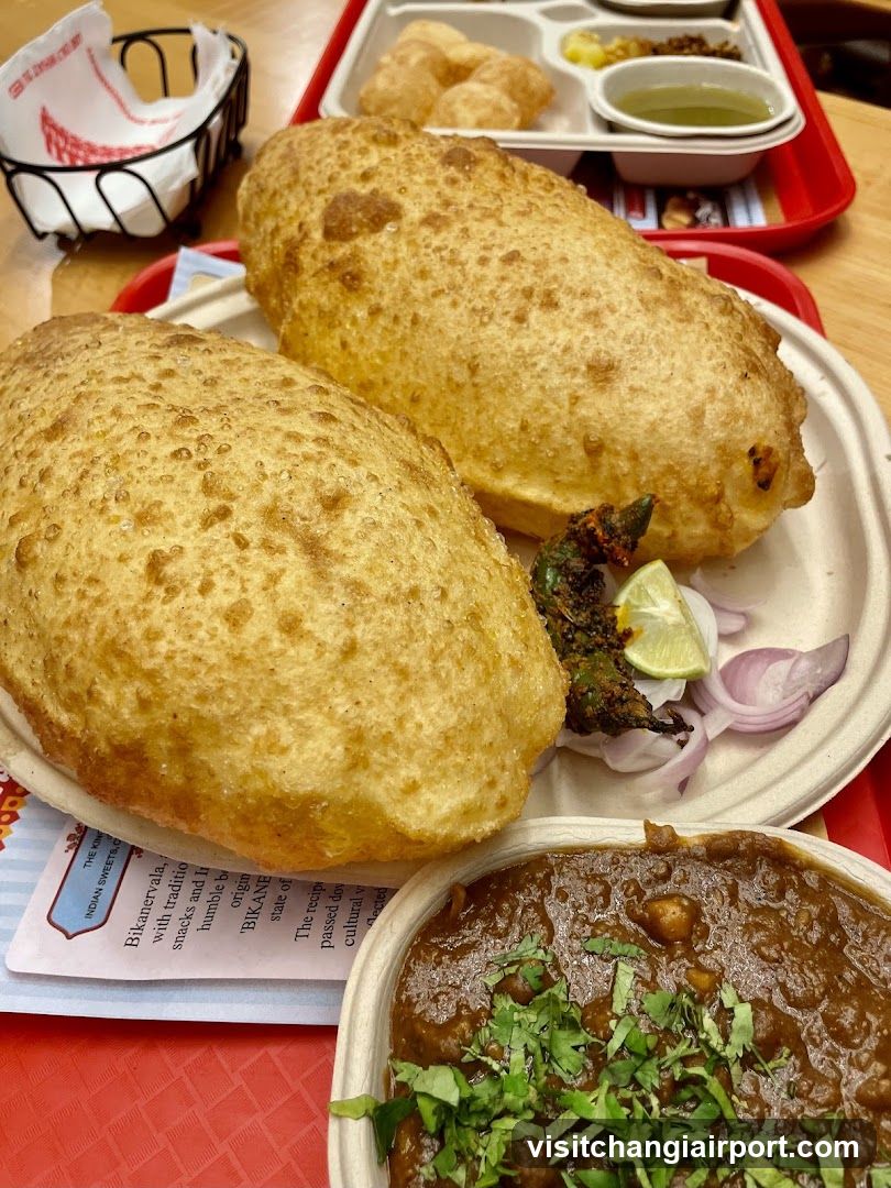 Indian Street Food Meal