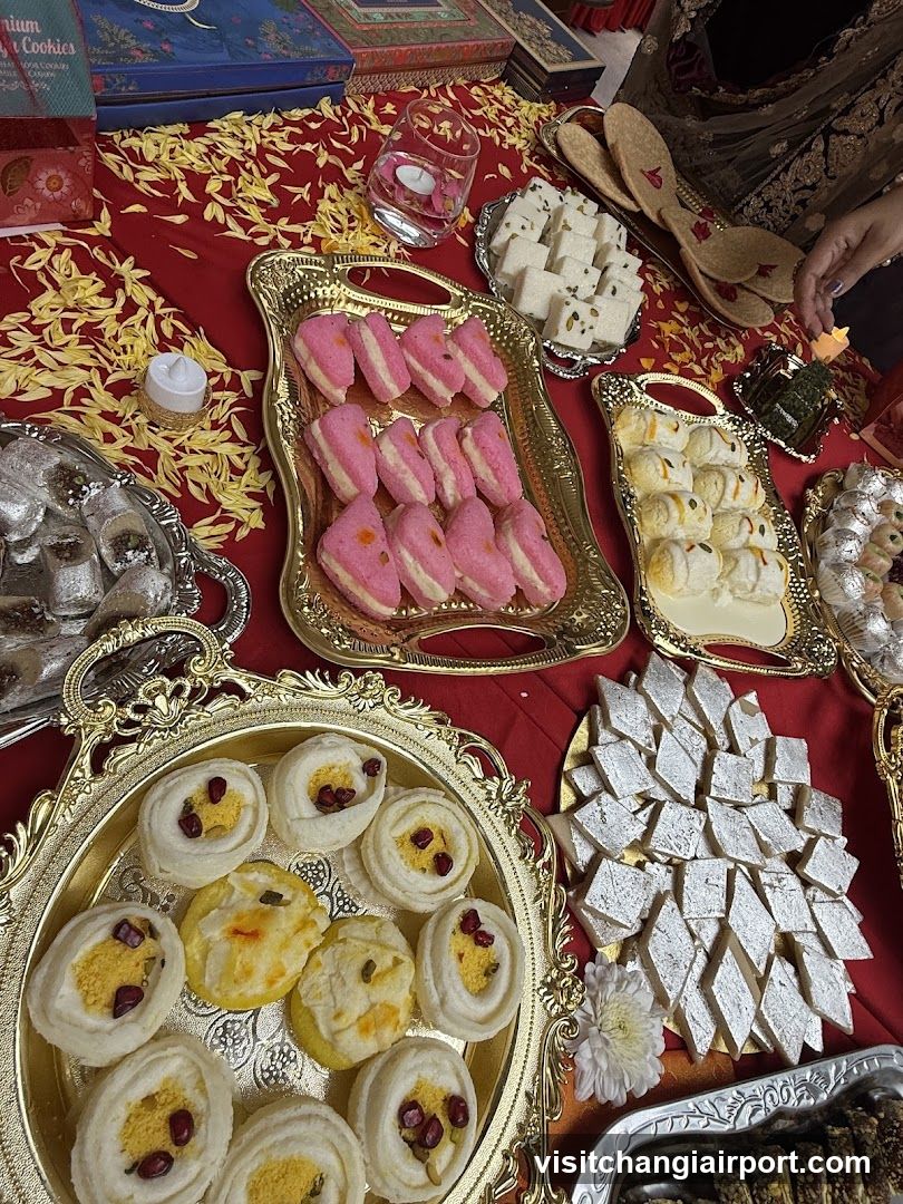 Indian Sweet Treats Display