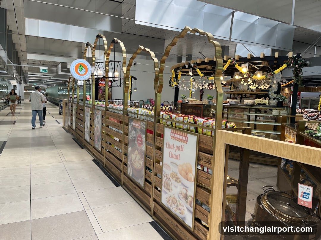 Food Stall Display in Mall