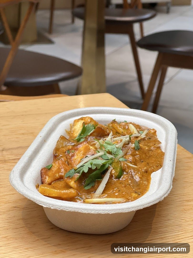 Curry Dish in Takeout Container