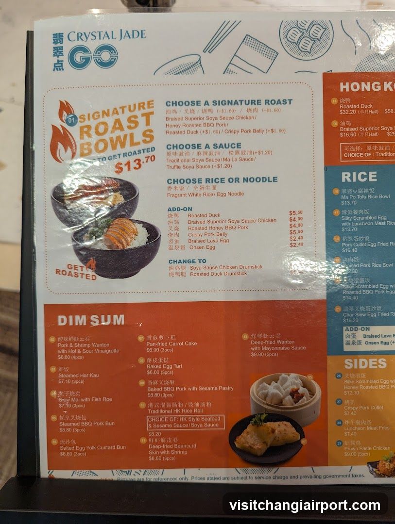 Crystal Jade Go Menu