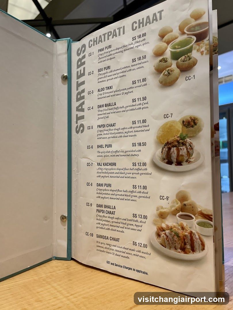 Chatpati Chaat Menu