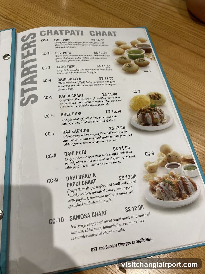 Chatpati Chaat Menu