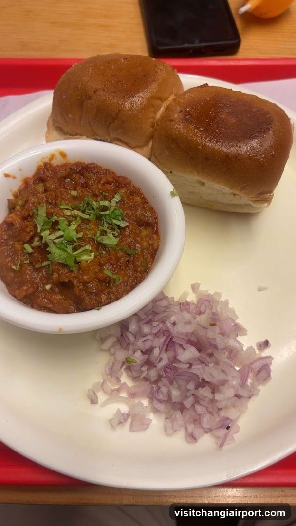 Indian Meal with Pav Bhaji