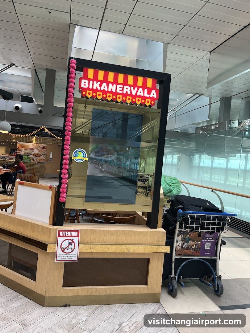 Bikanervala Stall in Airport Terminal