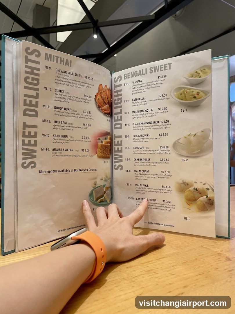 Sweet Delights Menu