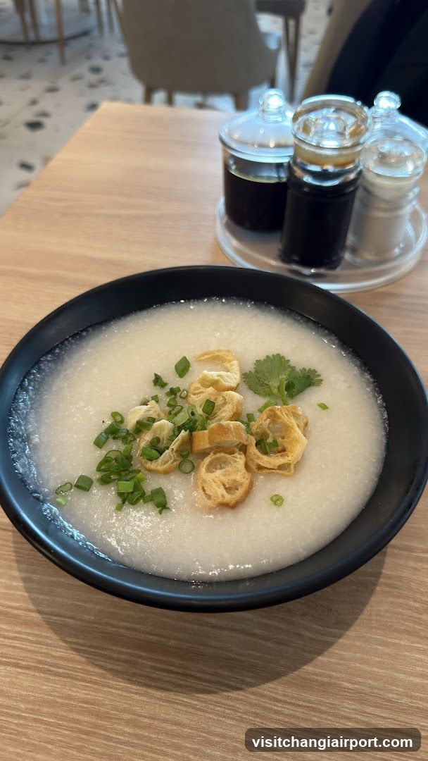 Congee with toppings