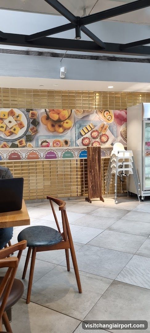 Interior of a cafe or bakery