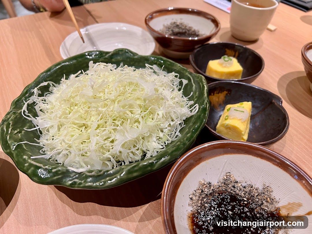 Japanese Table Setting with Nori and Condiments