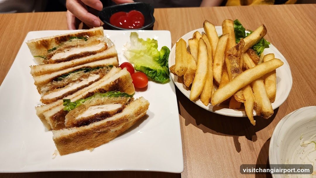 Sandwich and Fries Meal
