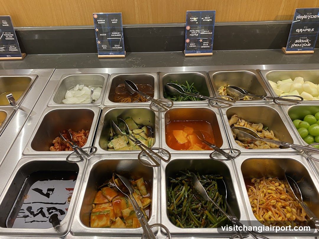 Banchan Buffet Display