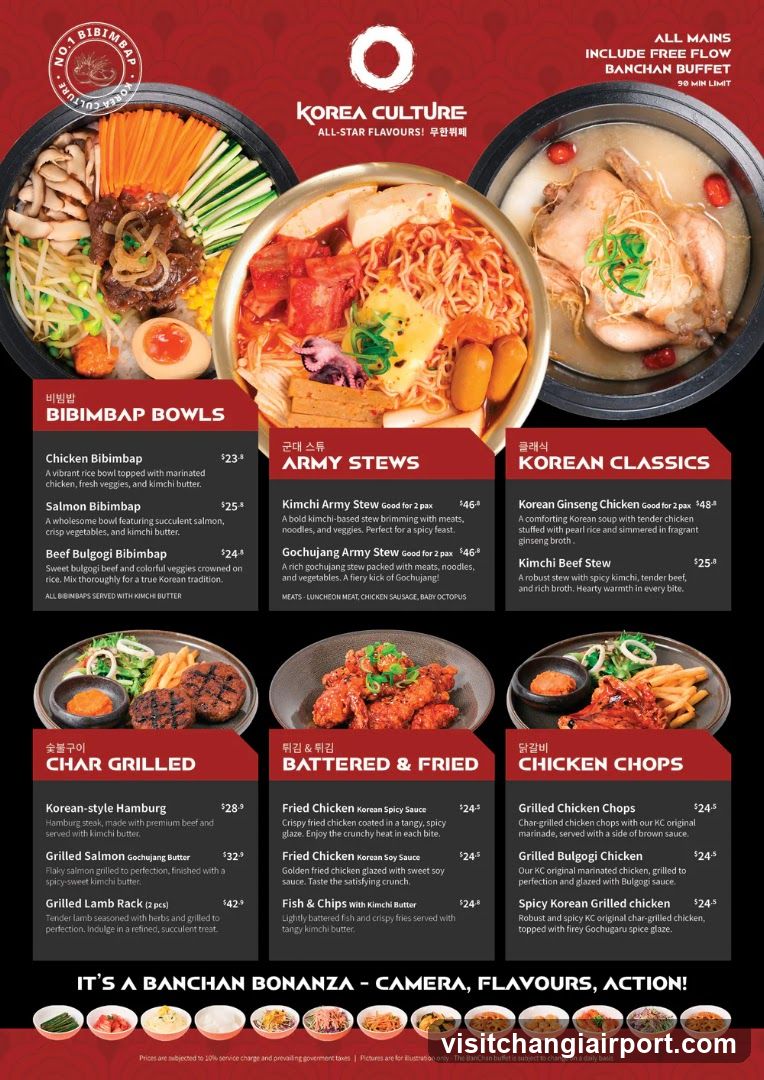Korea Culture - All-Star Flavours Banquet Menu