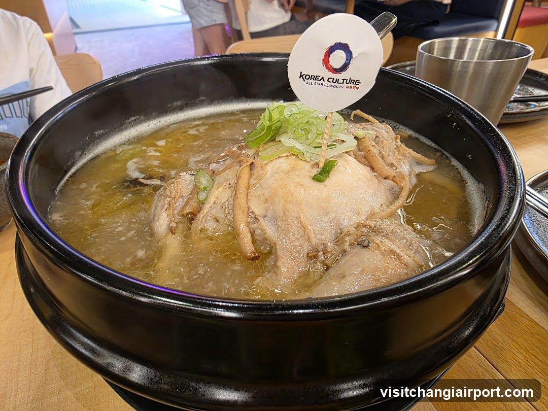 Korean Chicken Soup in Stone Pot